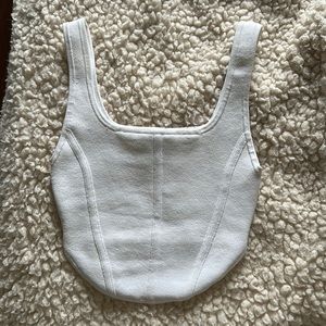 Aritzia Babaton Sculpt Knit Bustier Tank